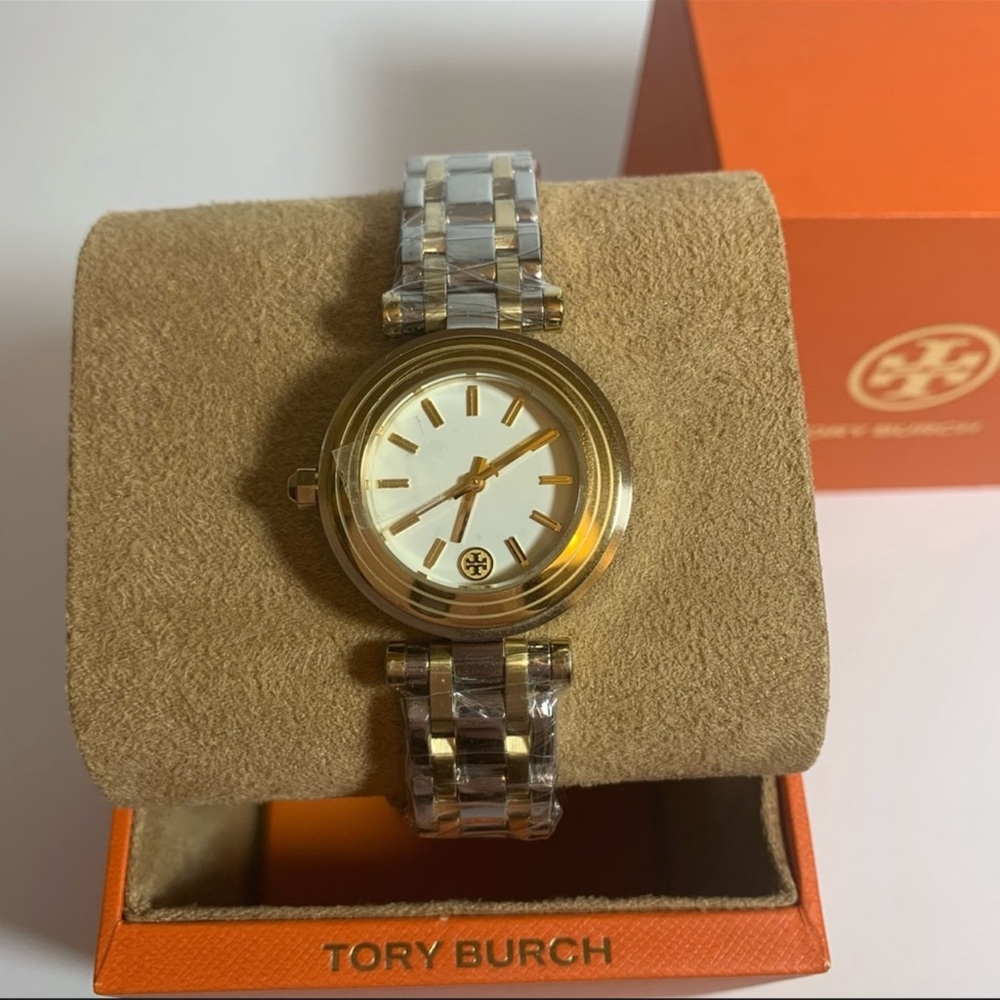 Tory Burch two tone watch